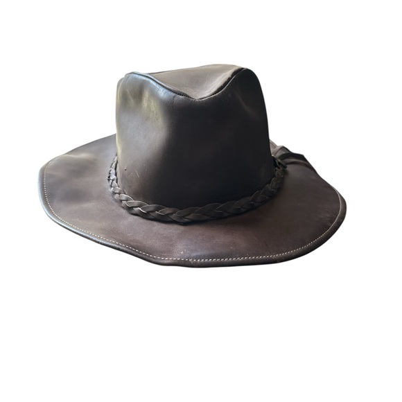 Toms Rustic Brown Leather Hat - Picture 3 of 7